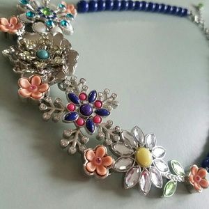 Crystal and Beaded Necklace